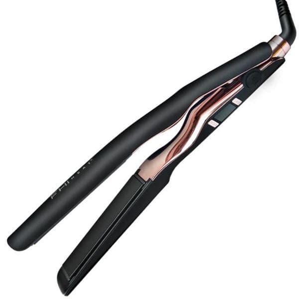 a black and pink hair straightener