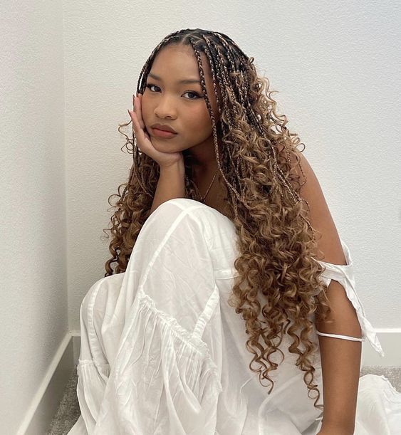 3b curly hair styles