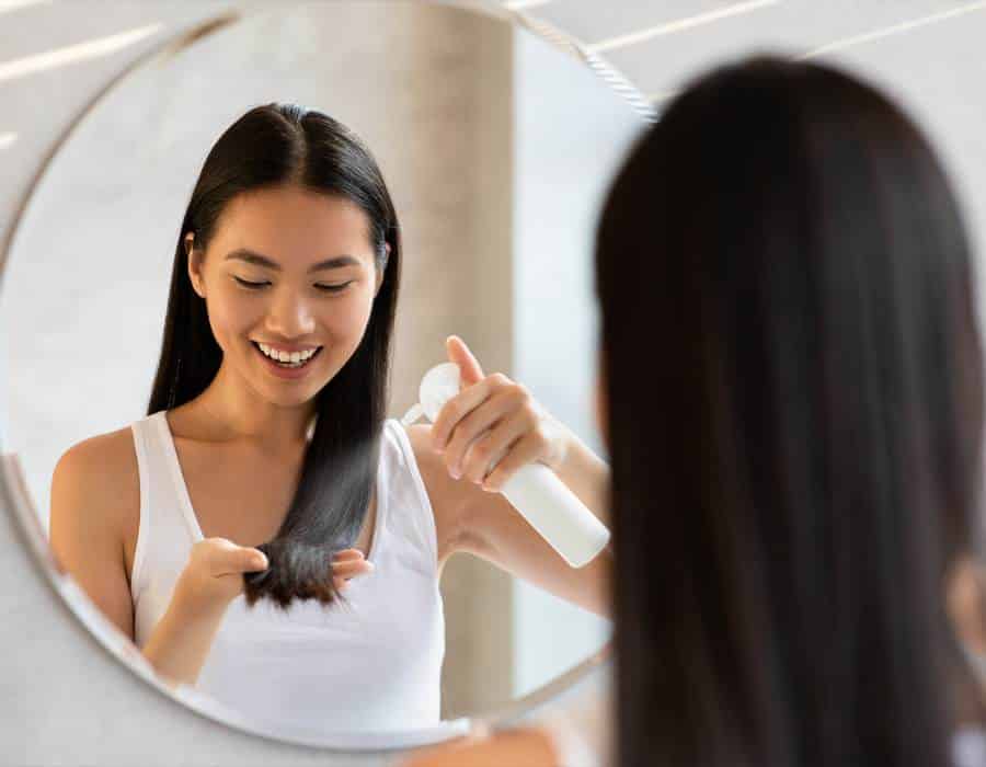 relaxed hair treatment