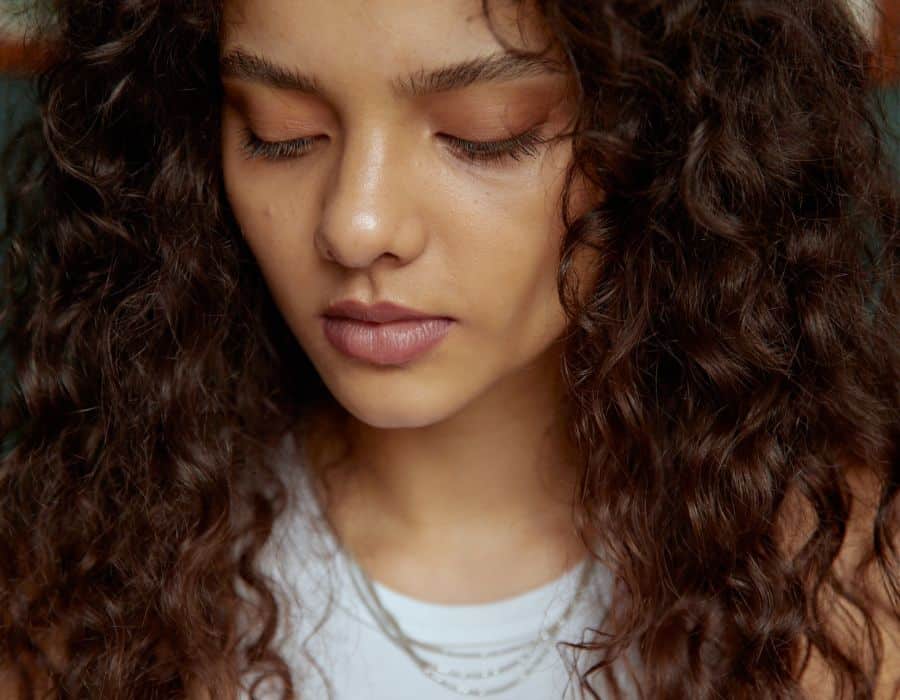 Curly hair extensions