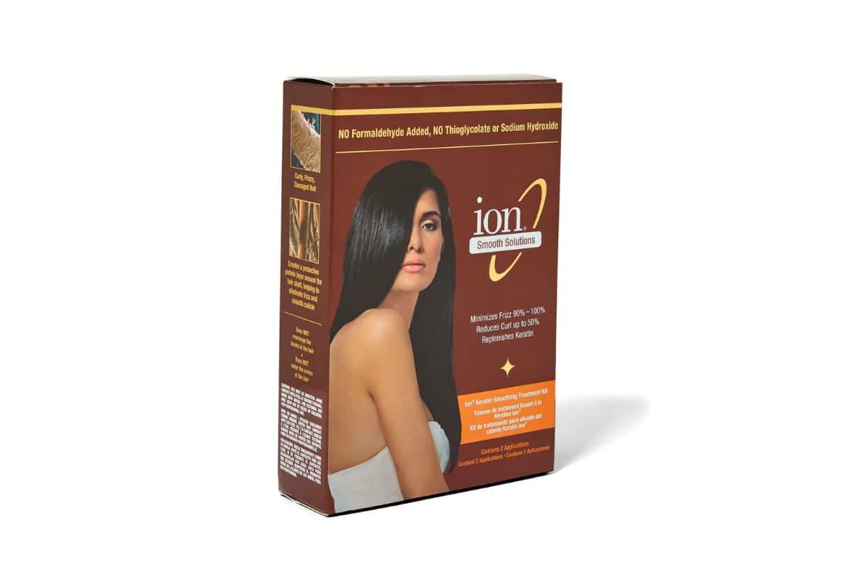 Ion keratin smoothing treatment